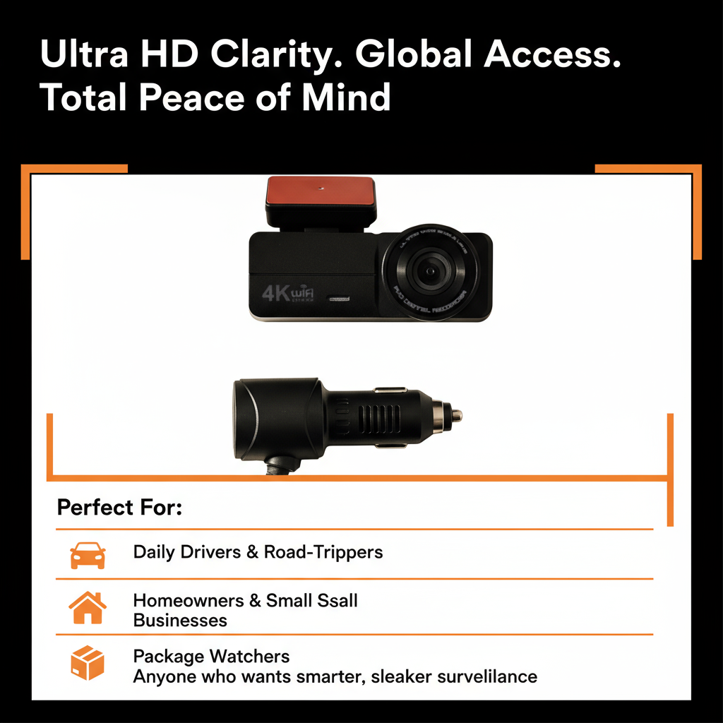 4K Dashcam Benefits - Brand Colors