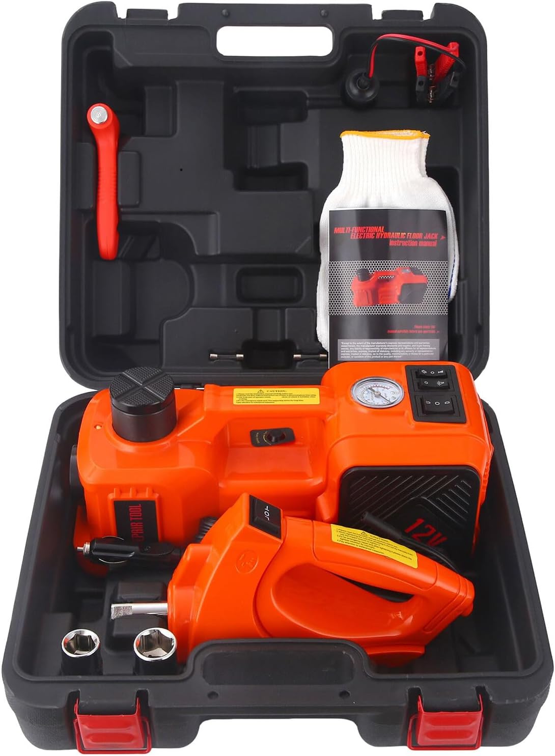 Automatic Car Jack 12V – Powerful 4-in-1 Emergency Tool (FREE LOCAL DELIVERY)