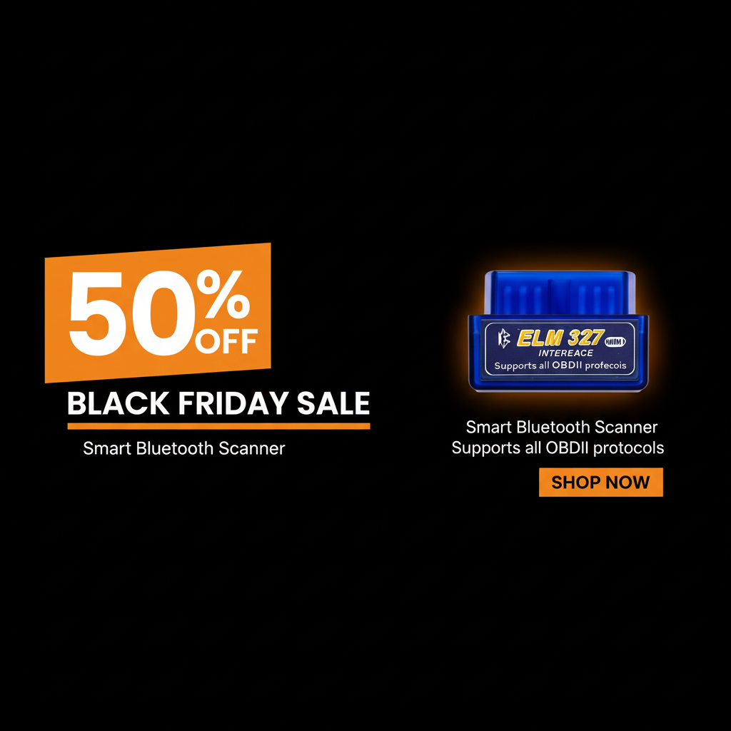 Black Friday OBD Scanner Banner