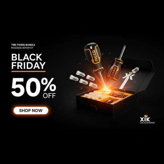 Black Friday Tire Fixing Bundle 50% OFF Banner