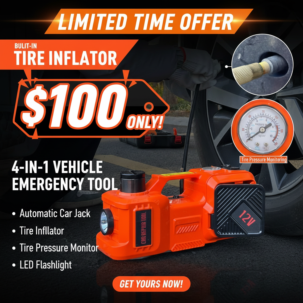 Car Jack Limited Time Offer Ad